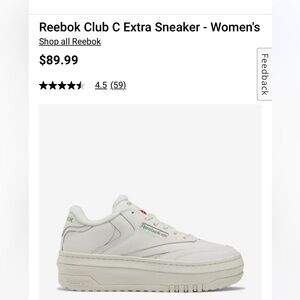 Reebok club c extra sneakers